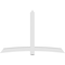 Ekena Millwork Bellingham Architectural Grade PVC Gable Bracket, 96"W x 64"H x 6"D x 6"F, 16/12 Pitch GBP096X64X0606BEL00 - alternate 4